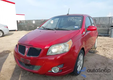 2009 Pontiac G3 z USA, uszkodzony, nr VIN KL2TD66E09B654637